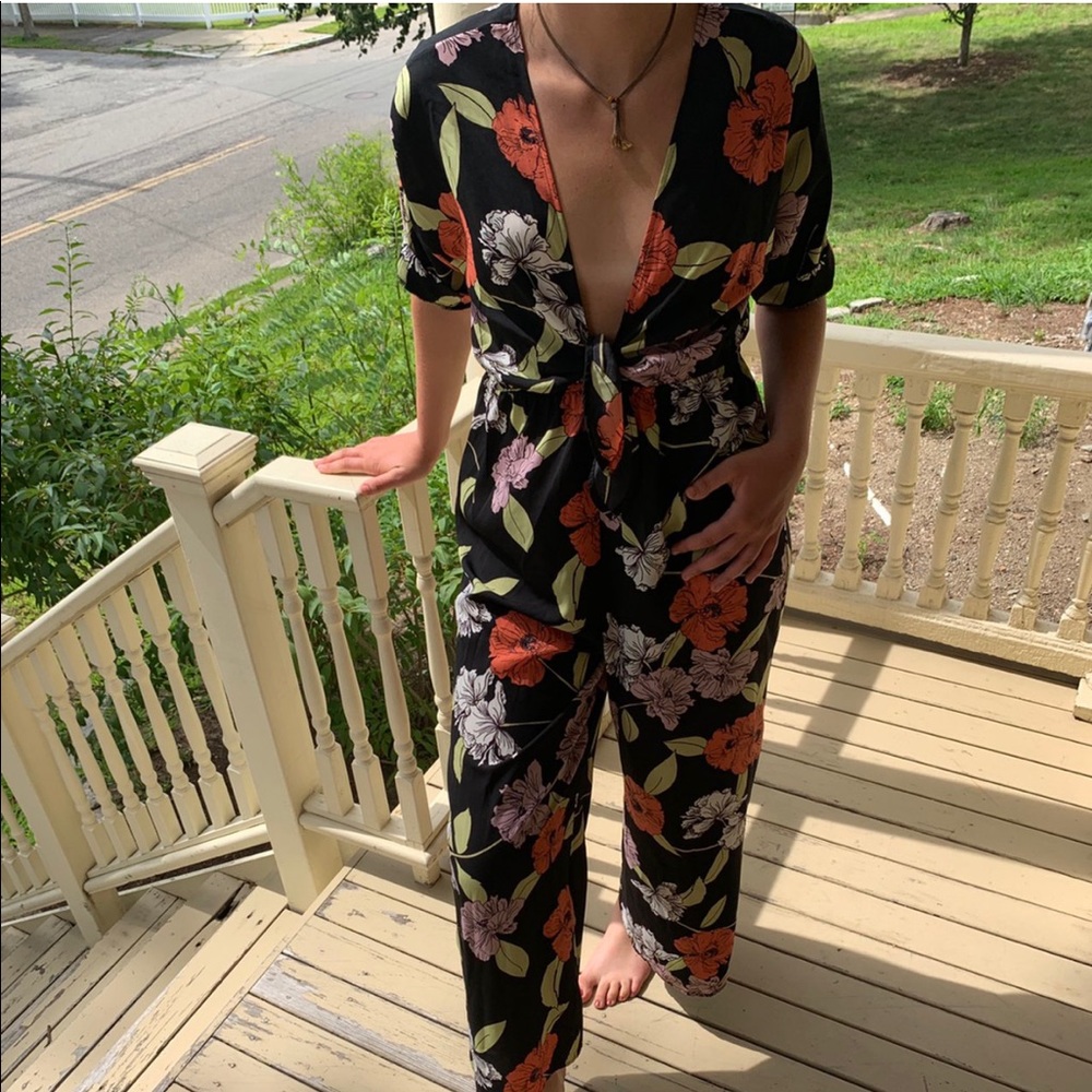 floral jumpsuit